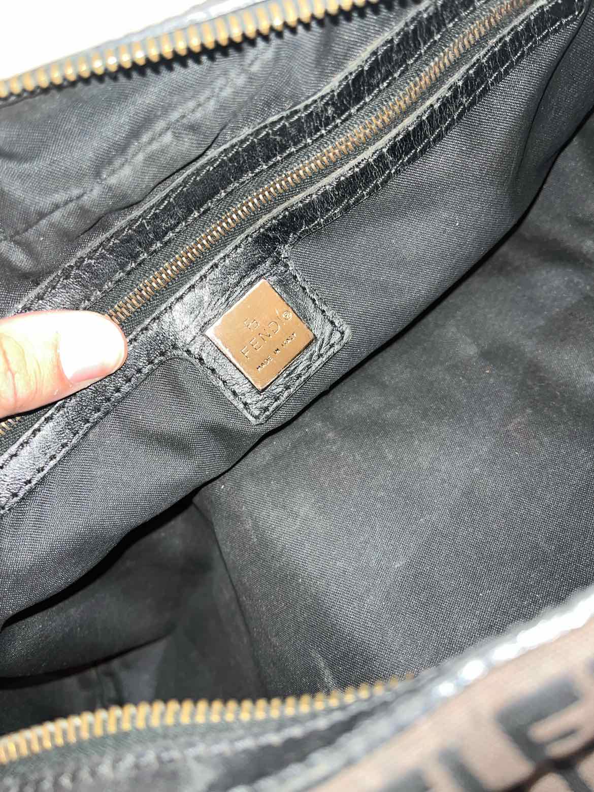 Fendi Zucca Zucchino Brown and black Handbag