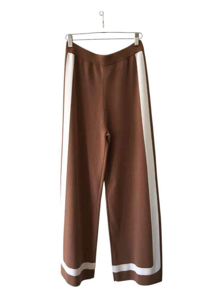 lalavon. brown and white Size S Pants