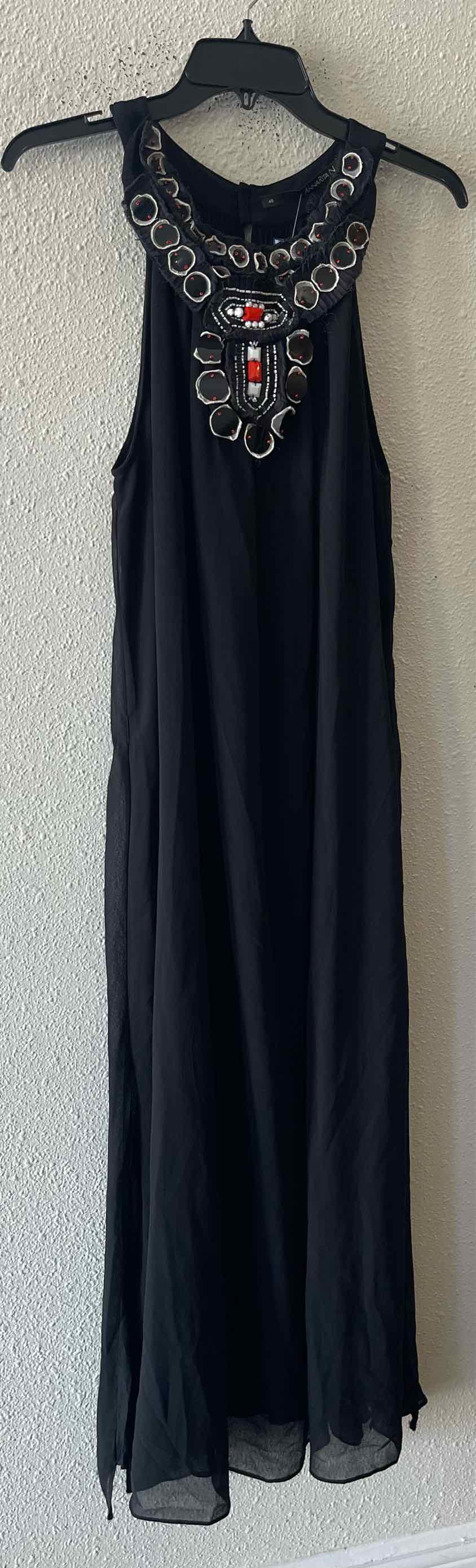 Anna Rita N Black Multi Size 46 Dress