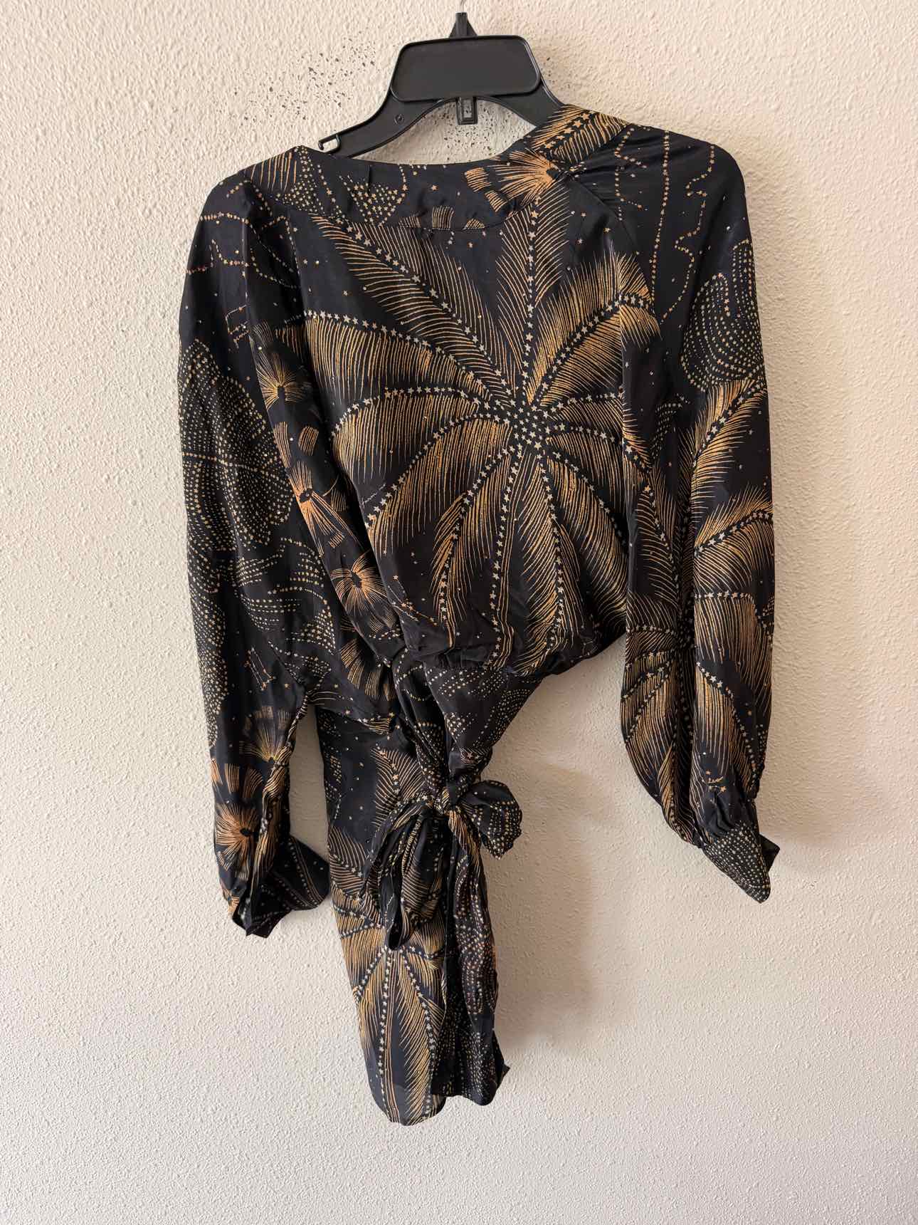 farm rio Navy and Gold Size S Dress