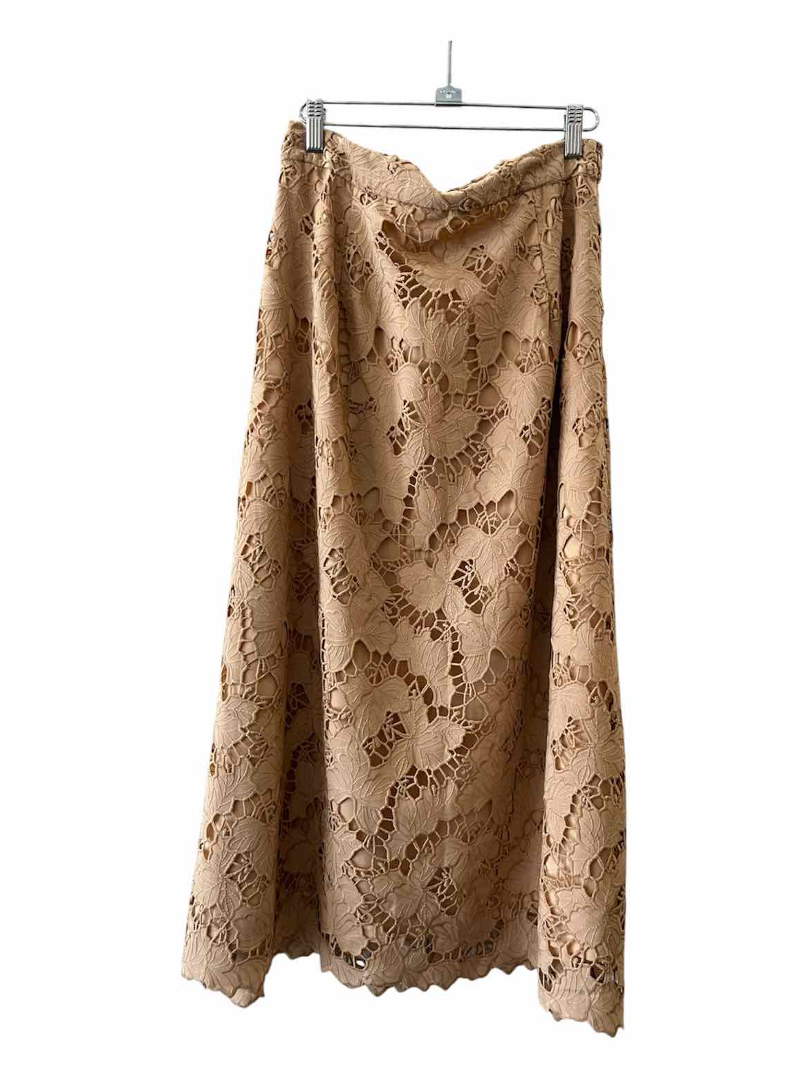 Eb Luxe Los Angeles Tan Size L Skirt