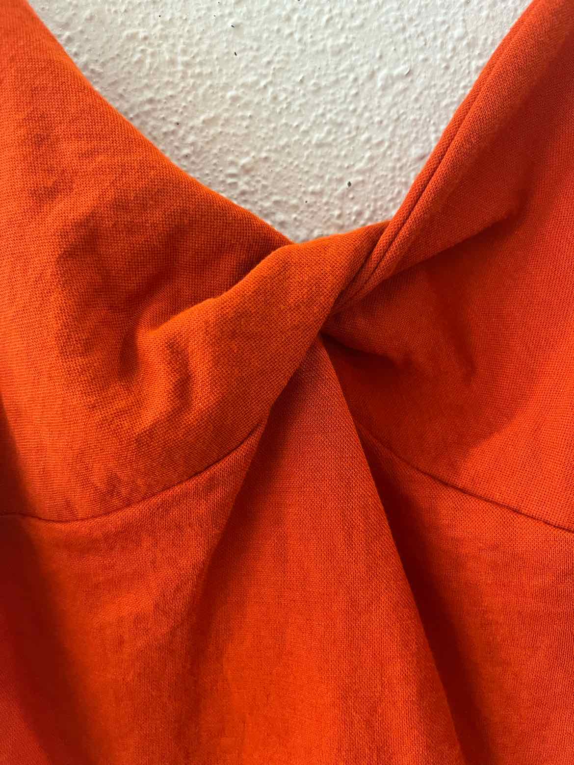 Zara Burnt Orange Size S Tank Top