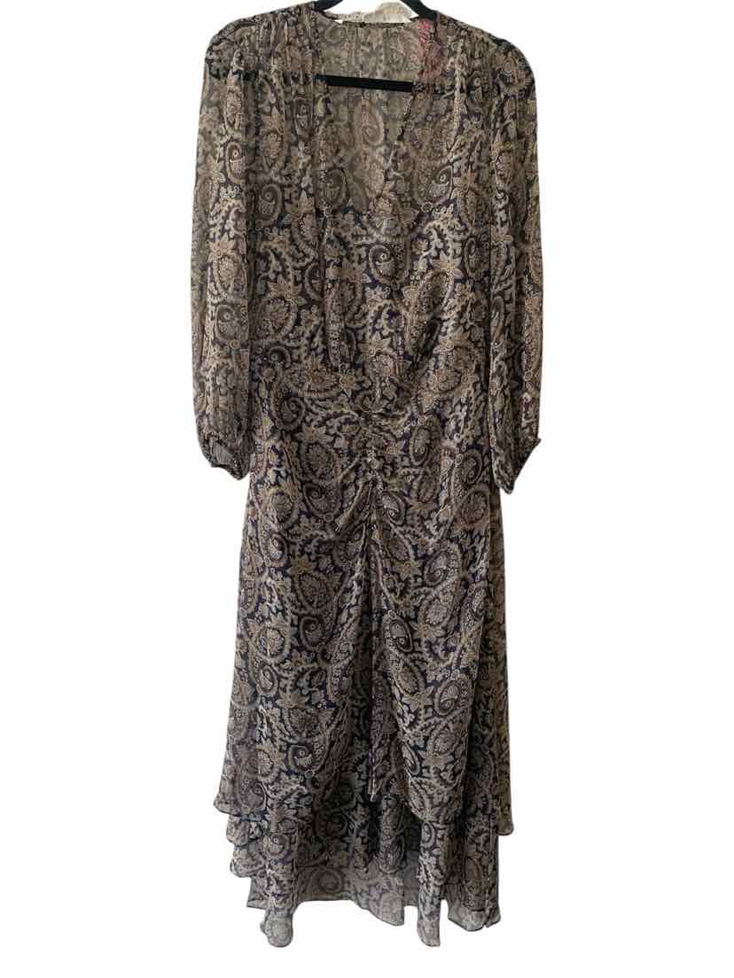 Veronica Beard black and brown Size 8 Dress