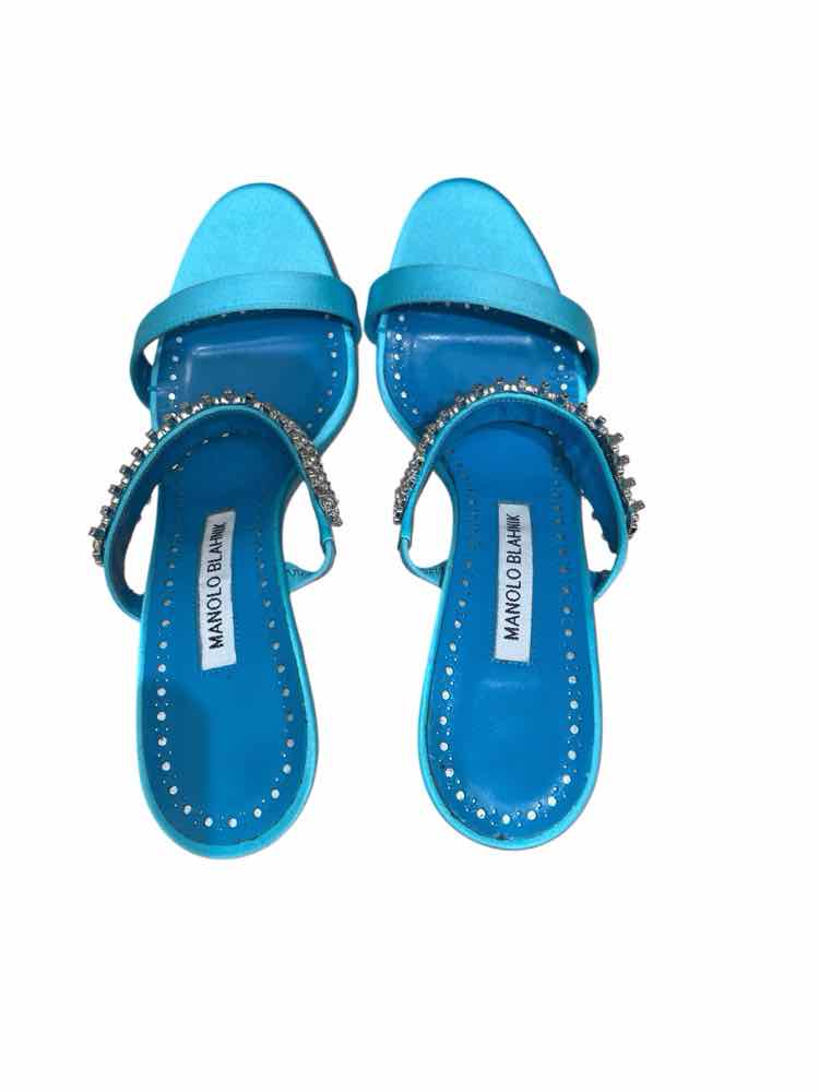 Manolo Blahnik Light Blue Size 38.5 Shoes