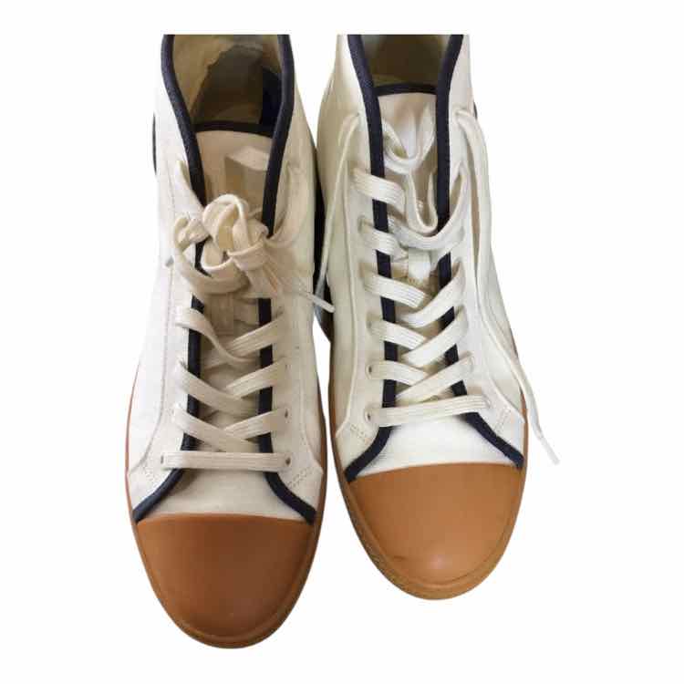 Tory Burch Cream and Navy Size 11 Shoes