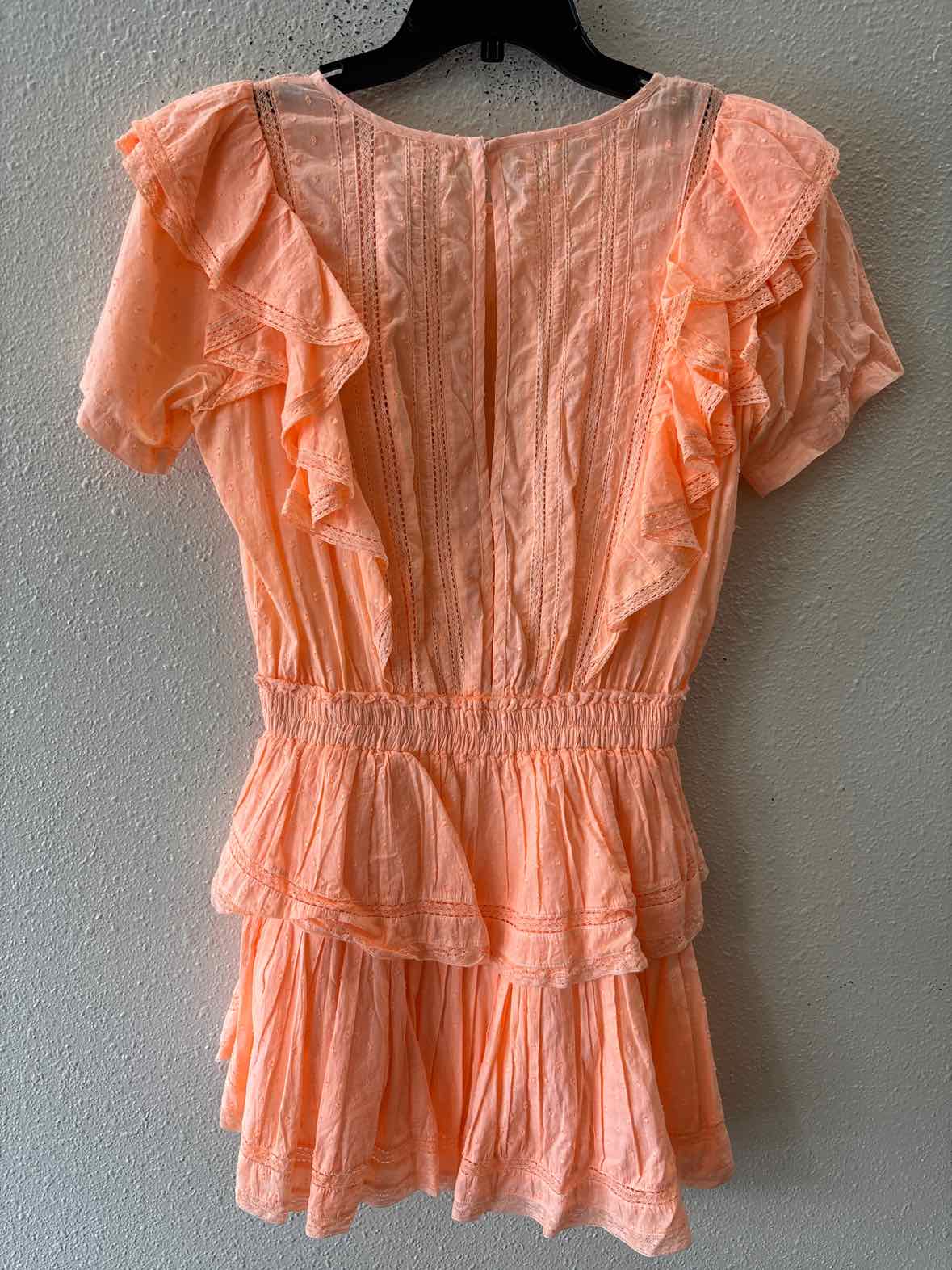 Love Shack Fancy Neon Orange Size S Dress