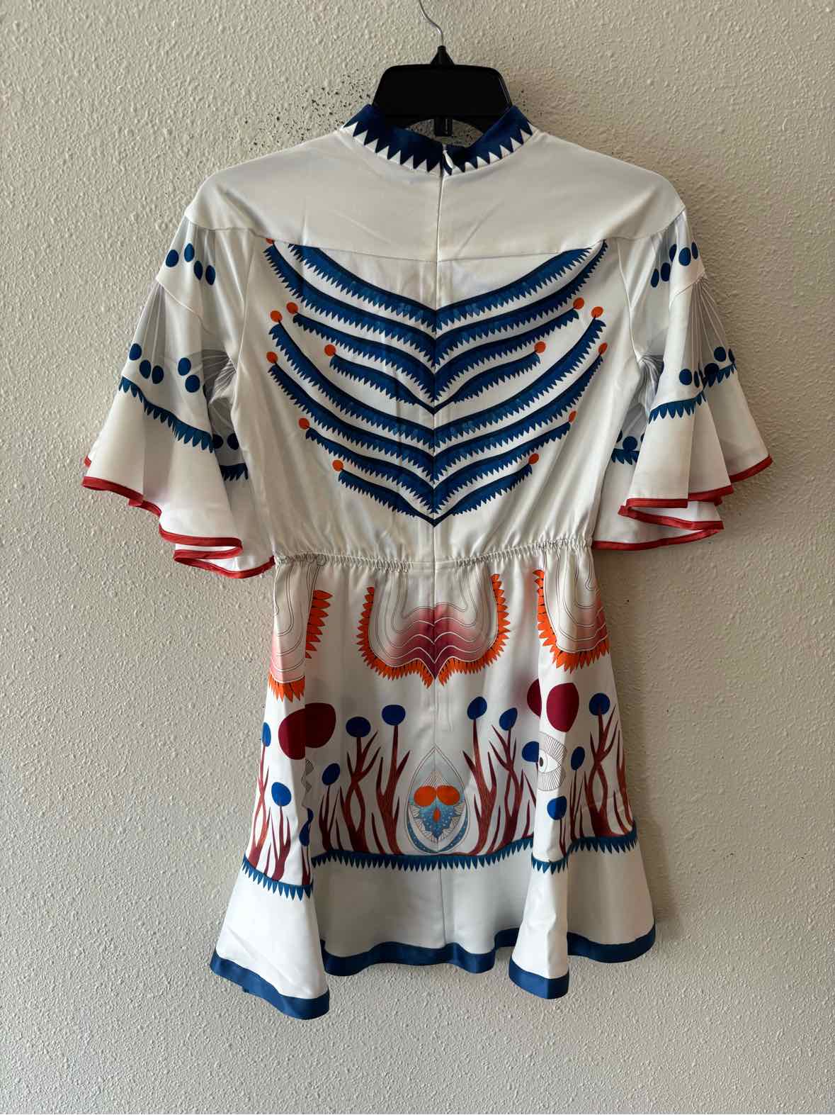 Marc Feier White Multi Size S Dress