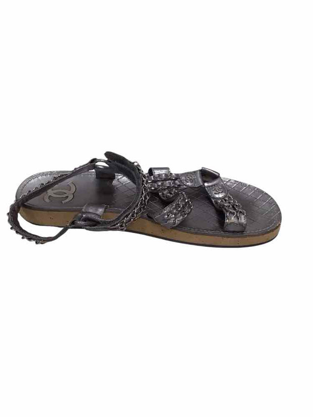 Chanel Silver Size 39 1/2 Shoes