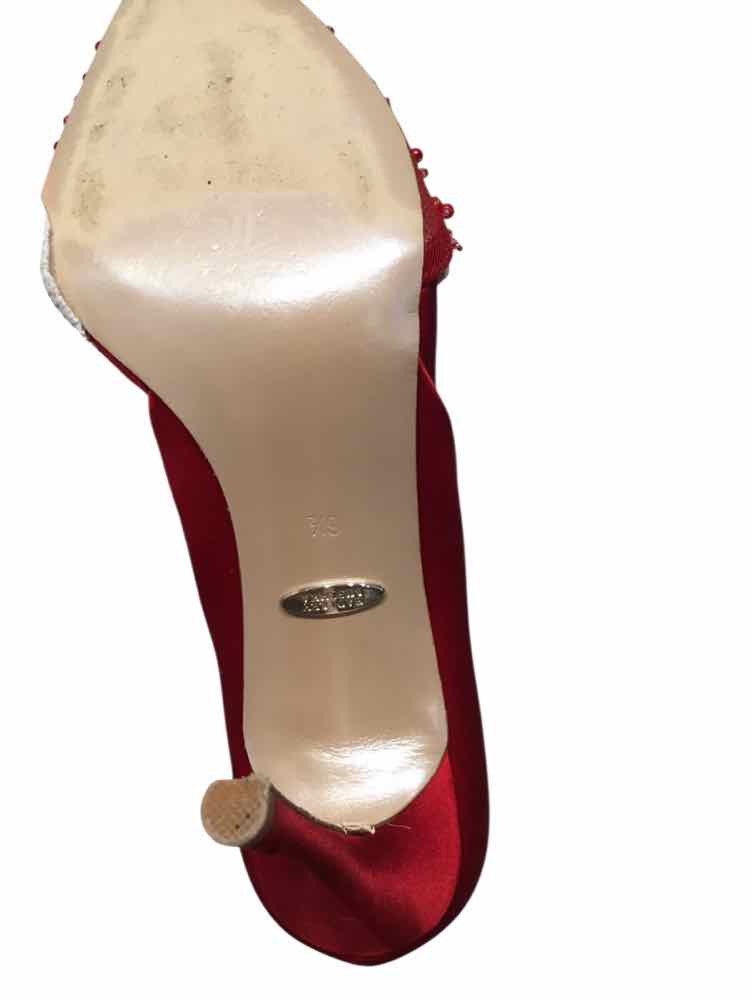 Badgley Mischka Red Size 6.5 Shoes