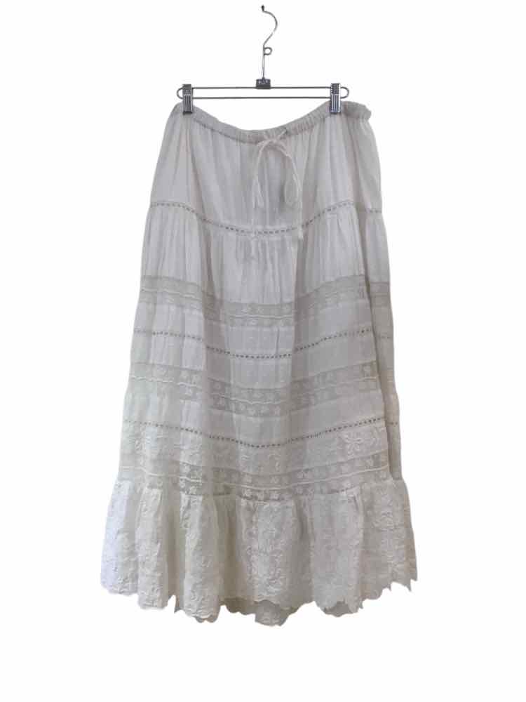 LoveShackFancy White Size L Skirt