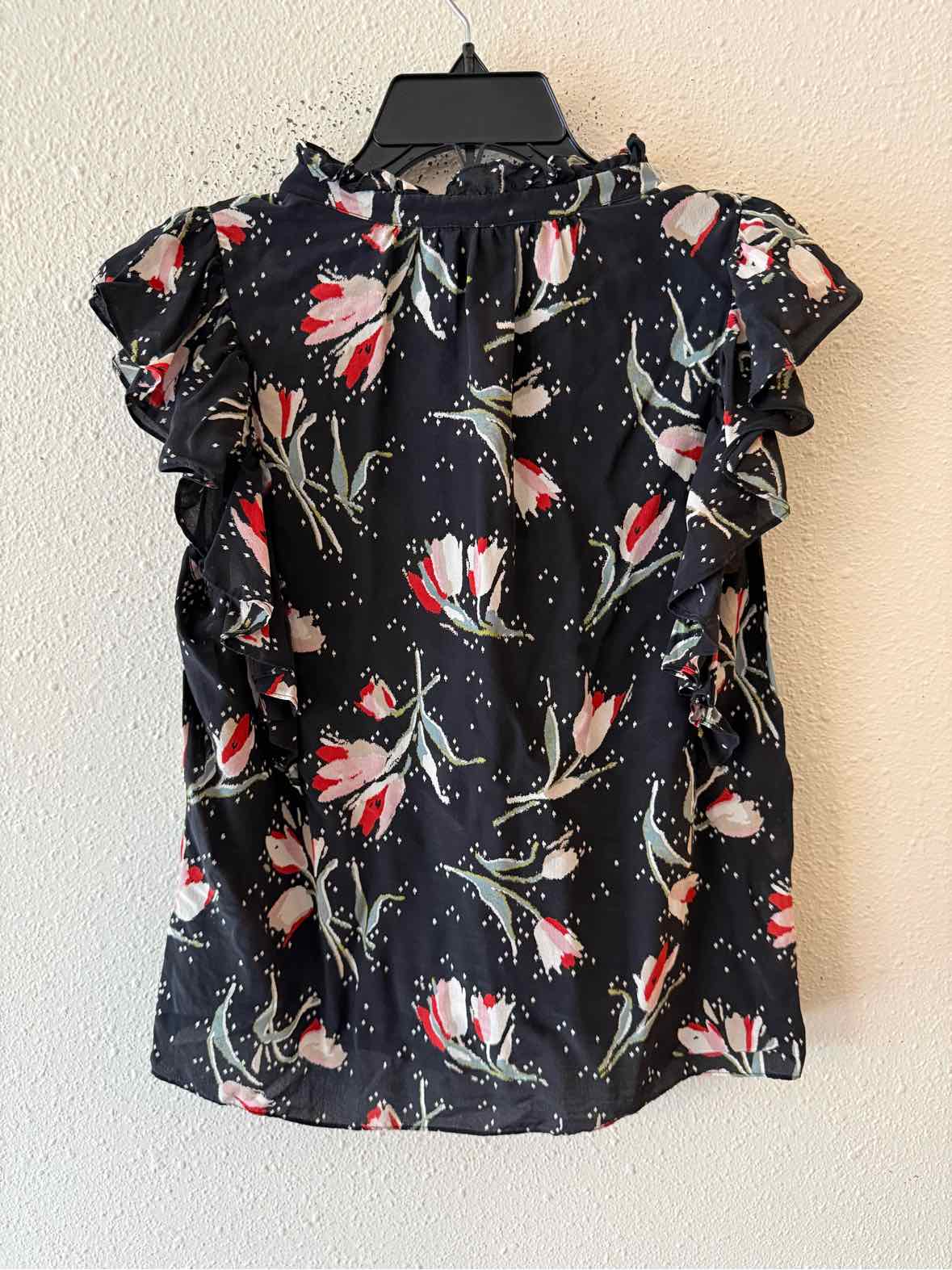Rebecca Taylor Black Multi Size 8 Shirt