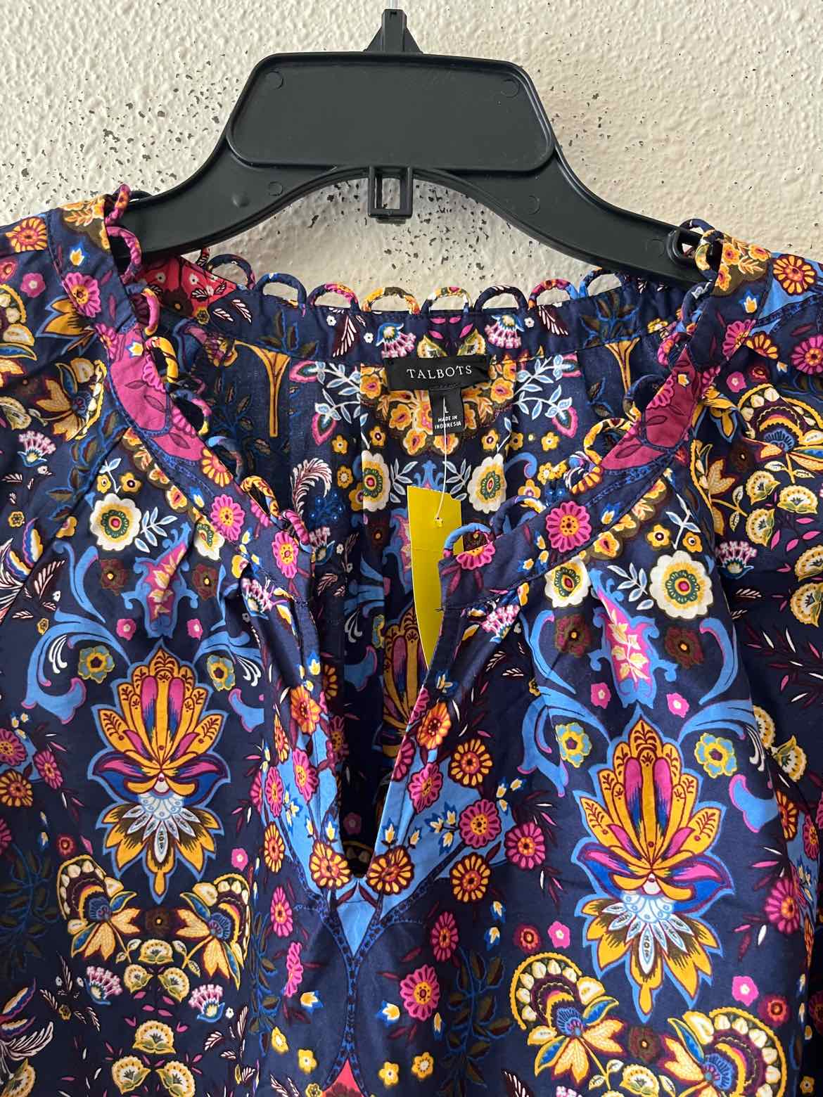 Talbots navy multi Size L Shirt