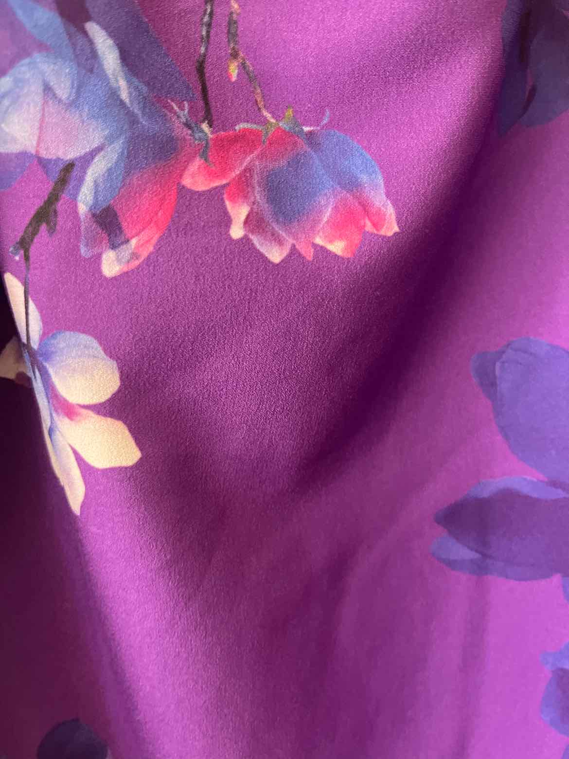 Peter Nygard Purple Multi Size 16 Shirt