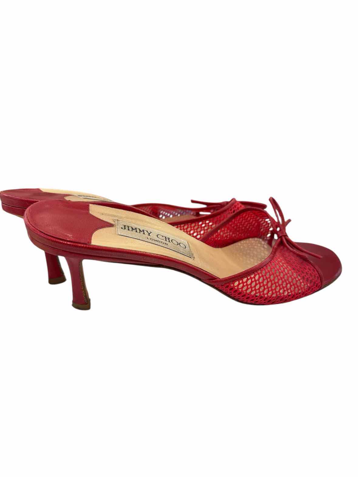 Jimmy Choo Red Size 38 1/2 Shoes
