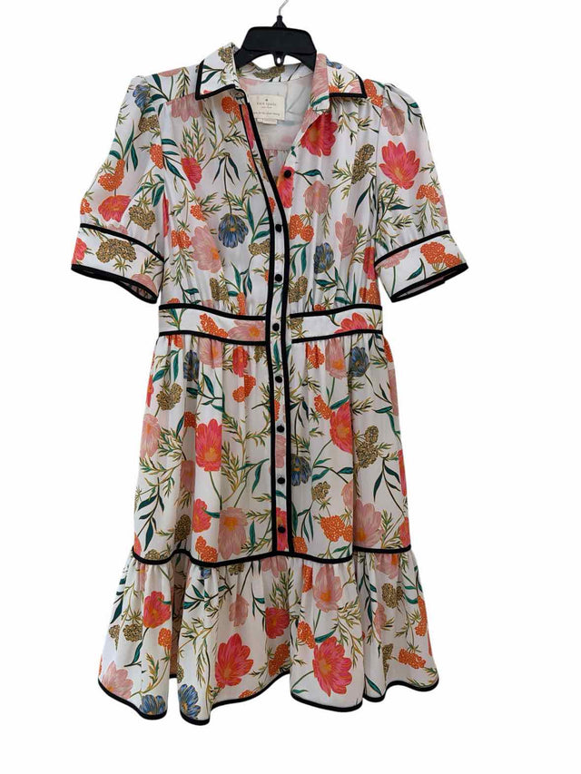 Kate Spade White and multi Size 2 Dress