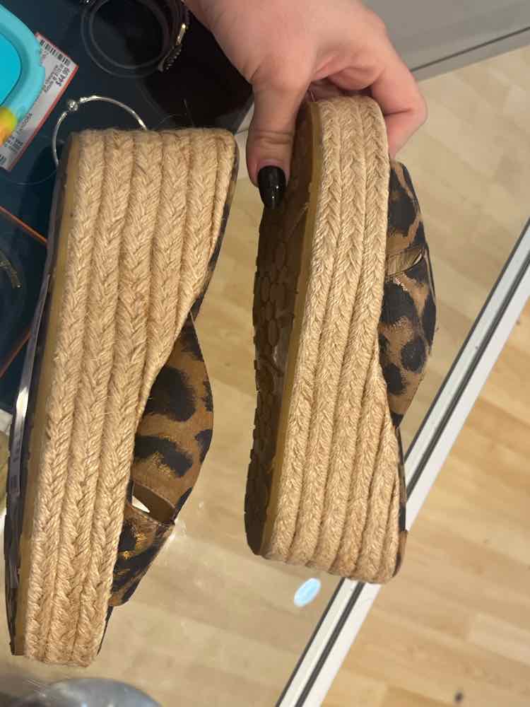 Jimmy Choo beige and leopard print Size 37 Shoes