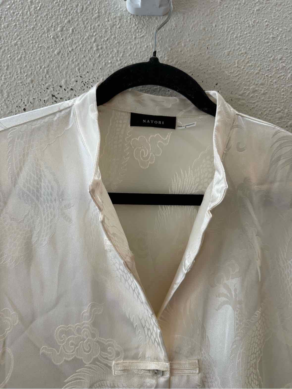 Natori Cream Size S Shirt