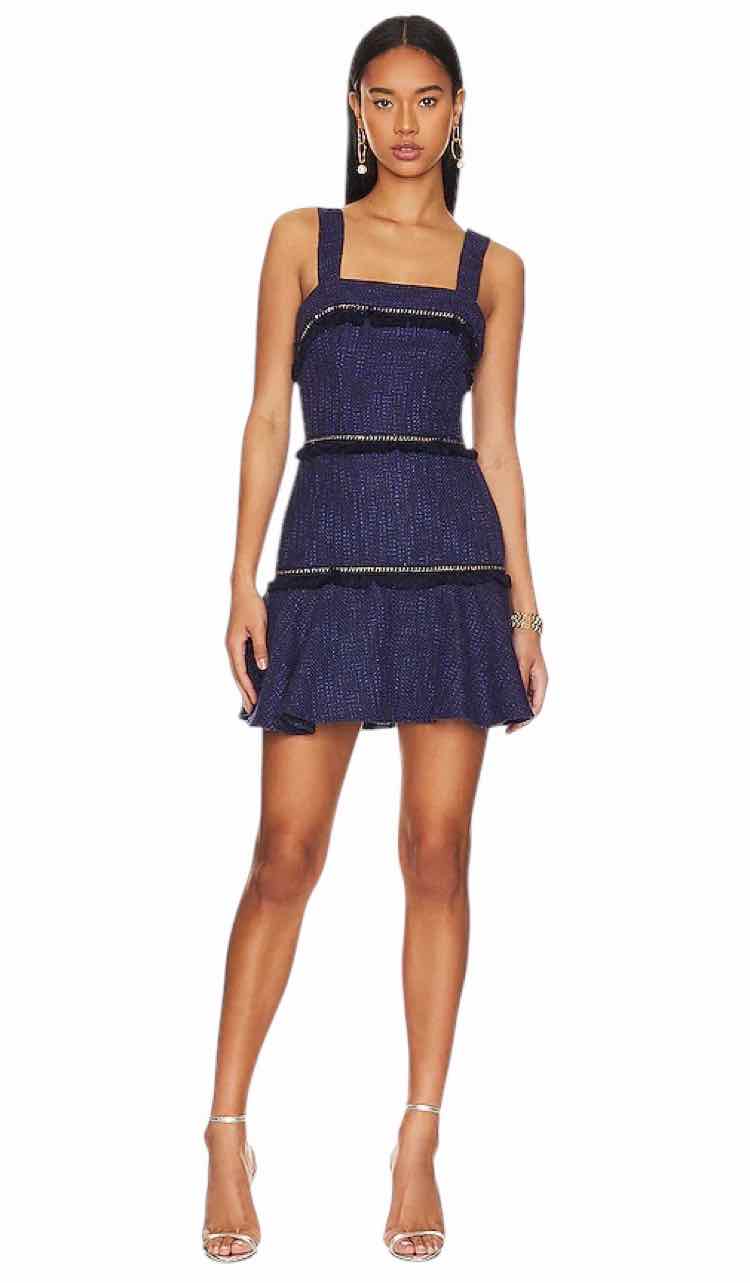 Amanda Uprichard Navy Blue Size XS Dress