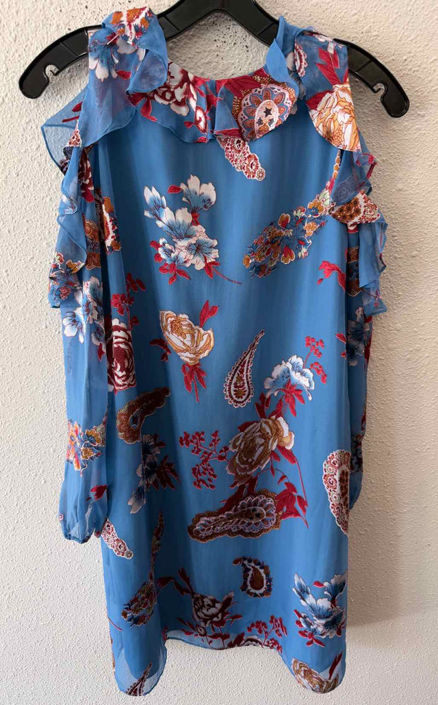 alice + olivia Blue Multi Size S Dress