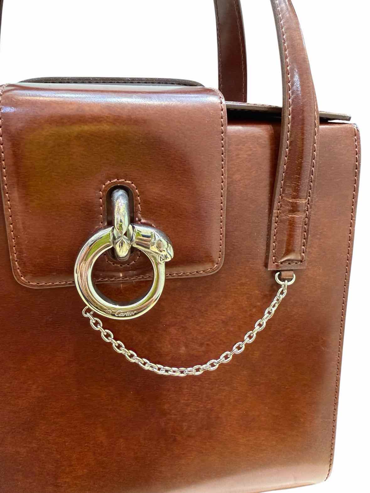 Cartier Brown Handbag