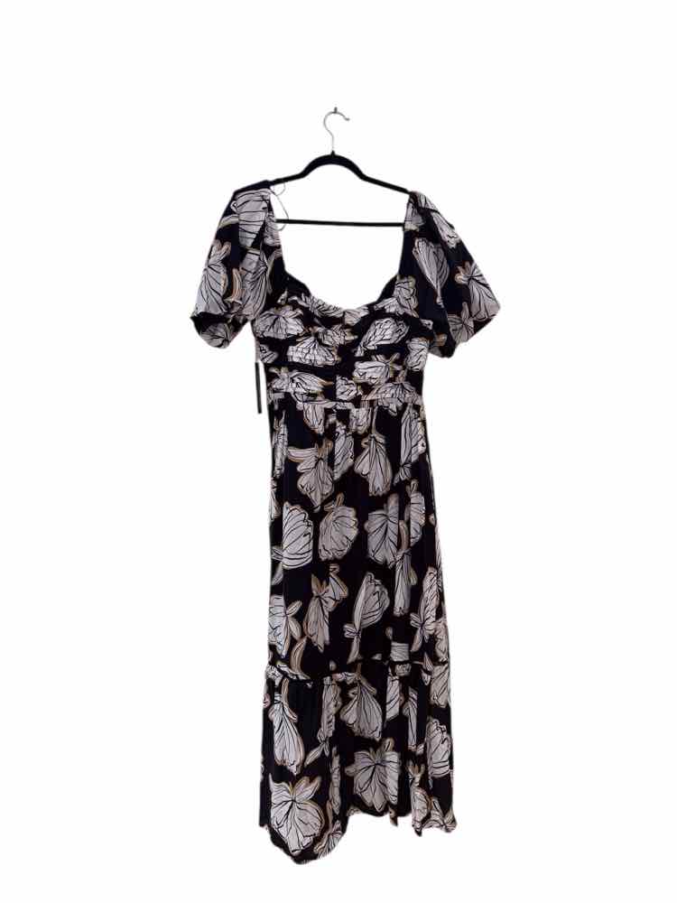 Karl Lagerfeld black and beige Size 12 Dress