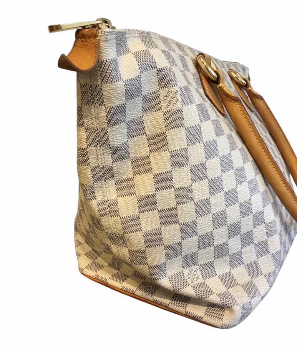Louis Vuitton white and gray Handbag