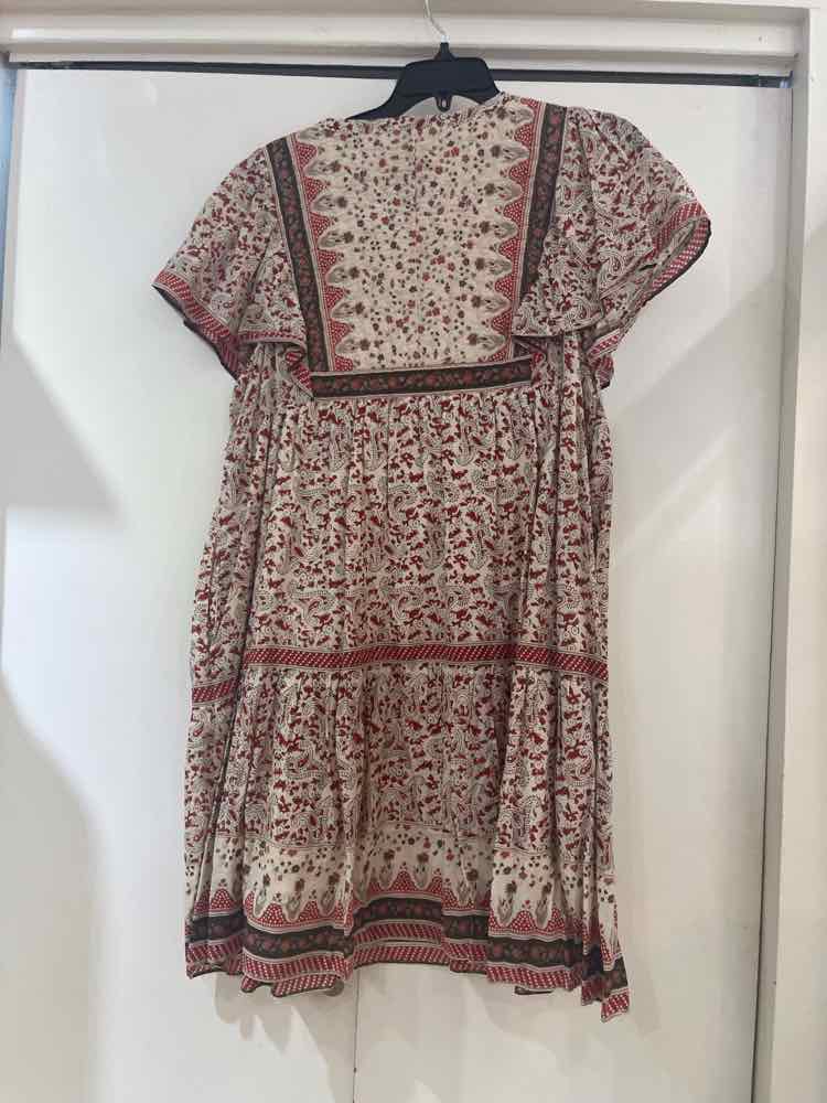 sea Beige and Red Size L Dress