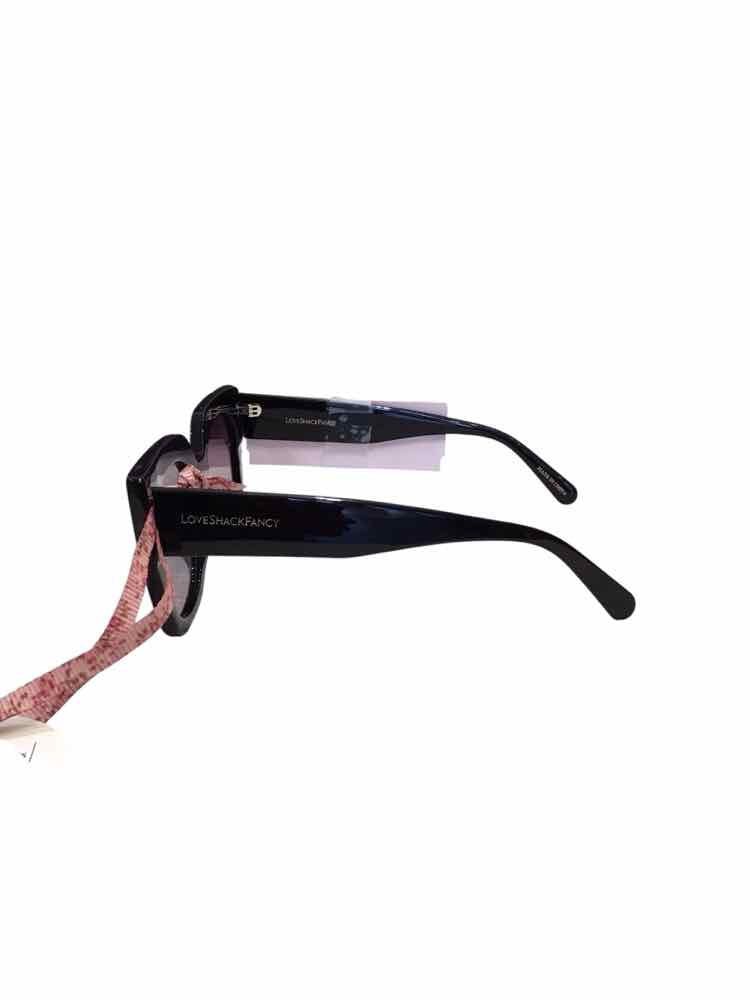LoveShackFancy Black Sunglasses