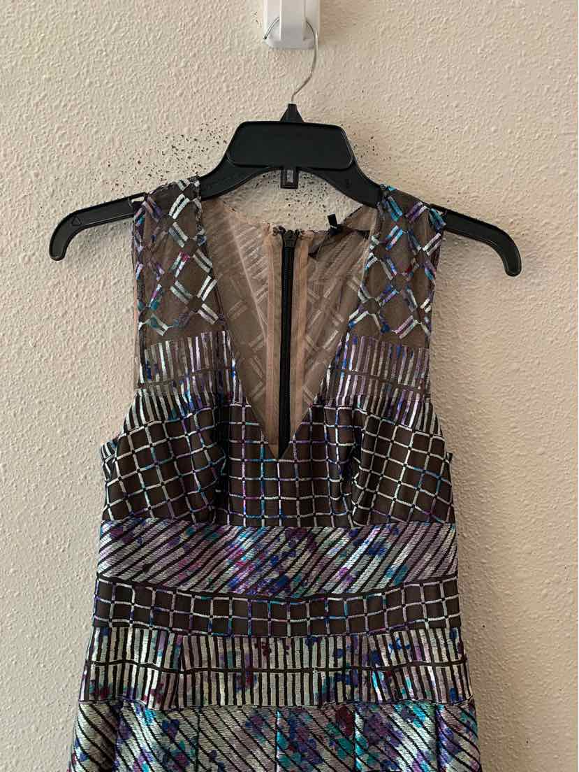 BCBGMax Azria Black Multi Size 4 Dress