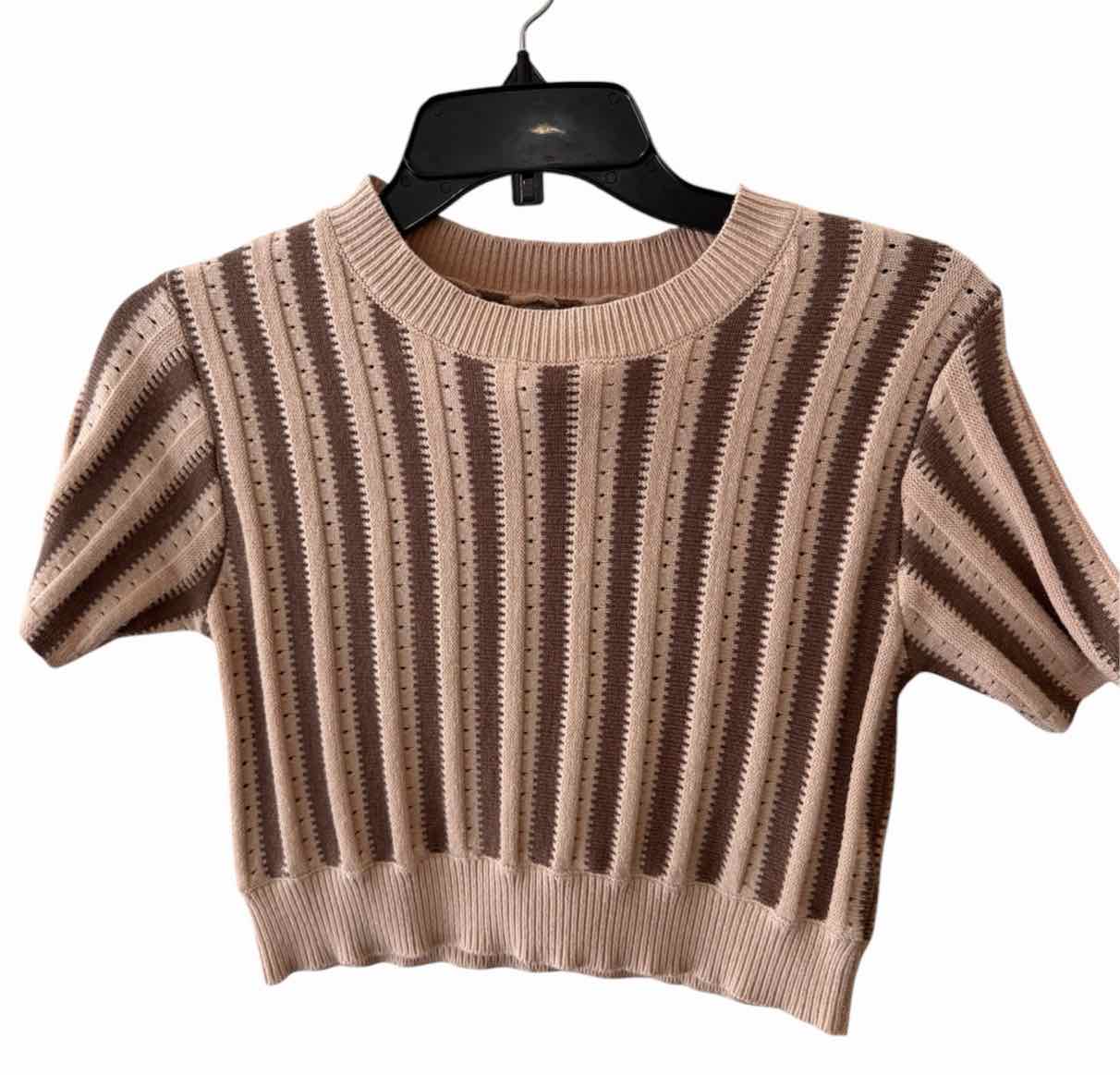 Cris & Cris beige and brown Size M Shirt