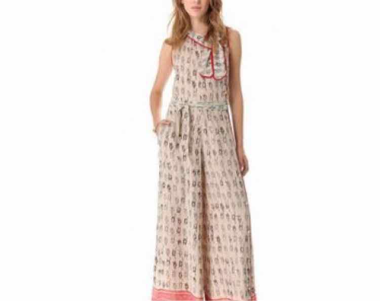 RED Valentino White, Blue, & Red Size Fits a XS Jumpsuit