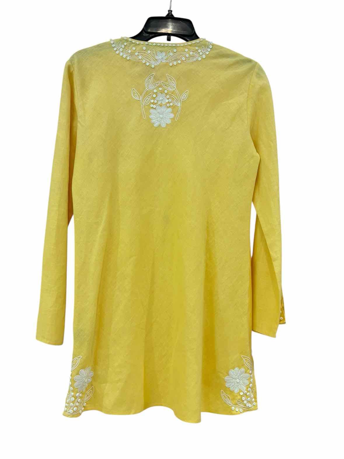 Lafayette 148 Yellow/White/Beige Size 8 Tunic