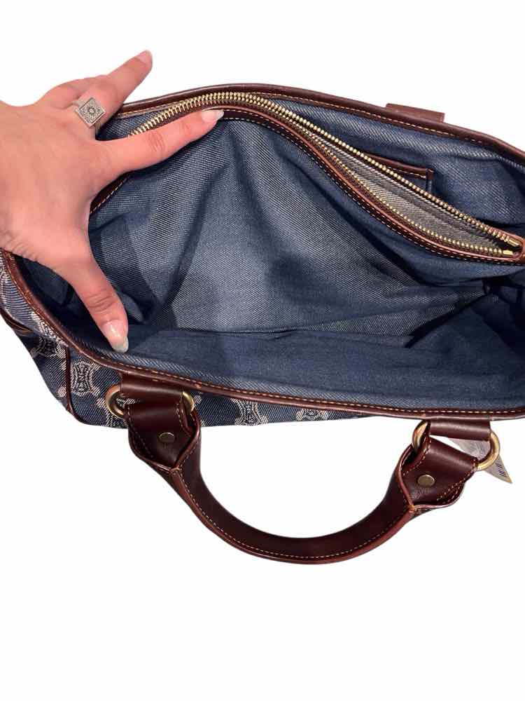 Celine Boogie Bag Denim Handbag