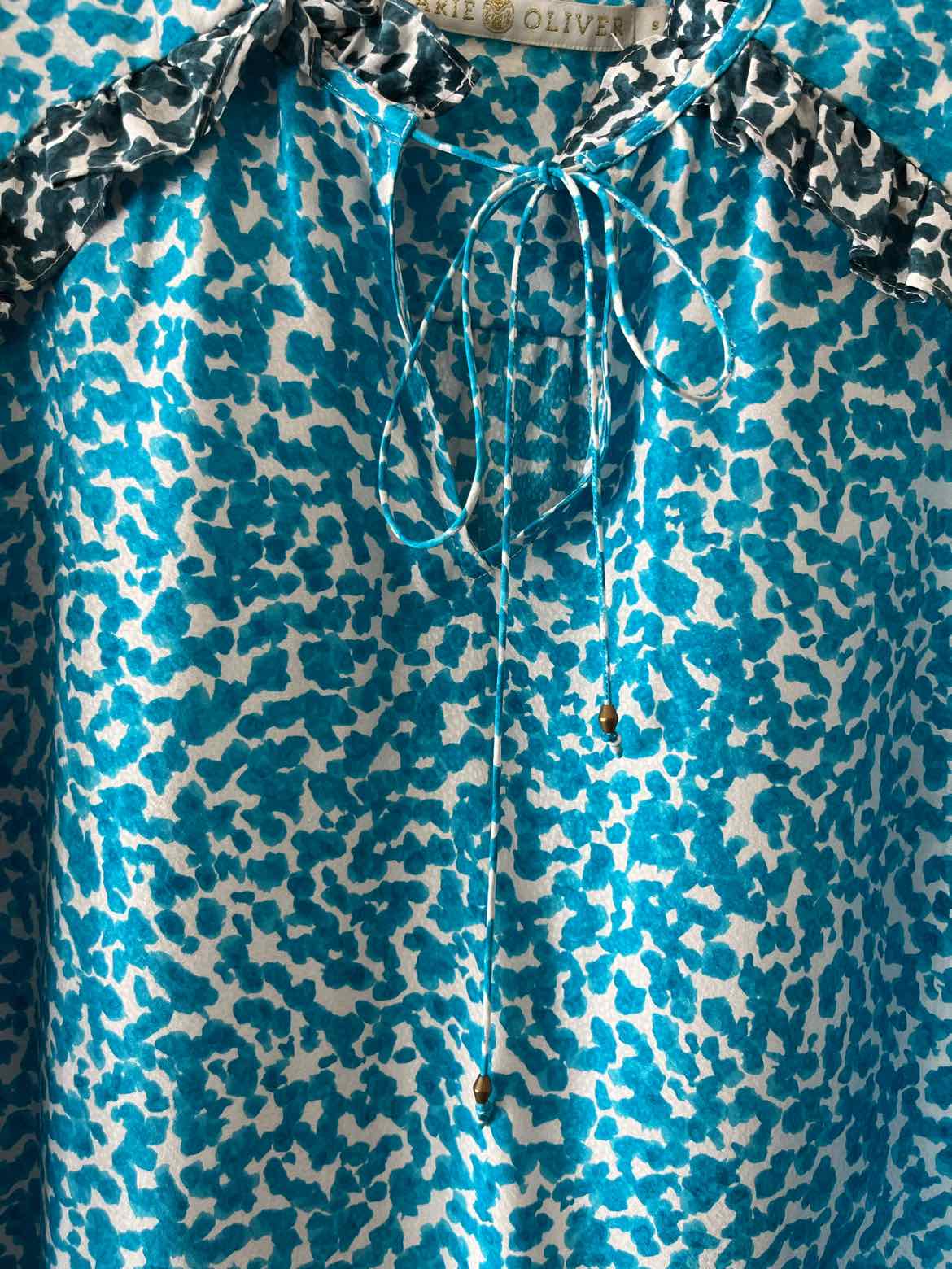 Marie Oliver Blue and White Size S Shirt