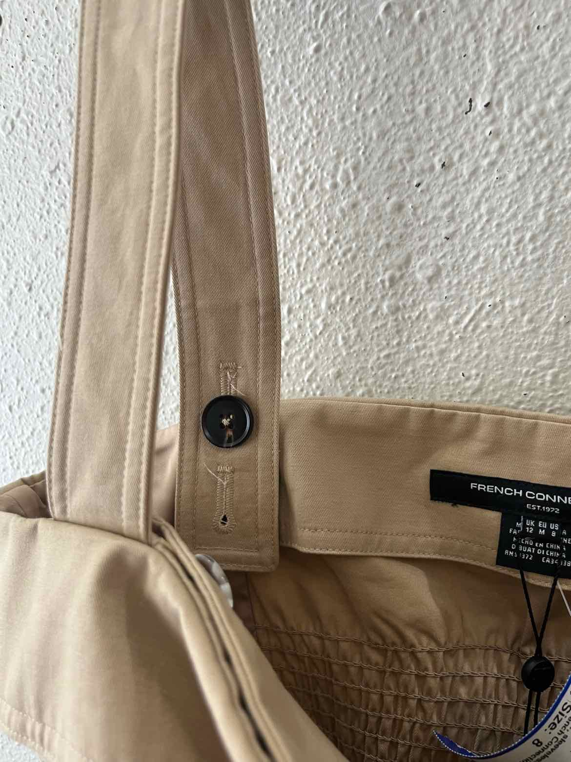 French Connection Tan Size 8 Shirt