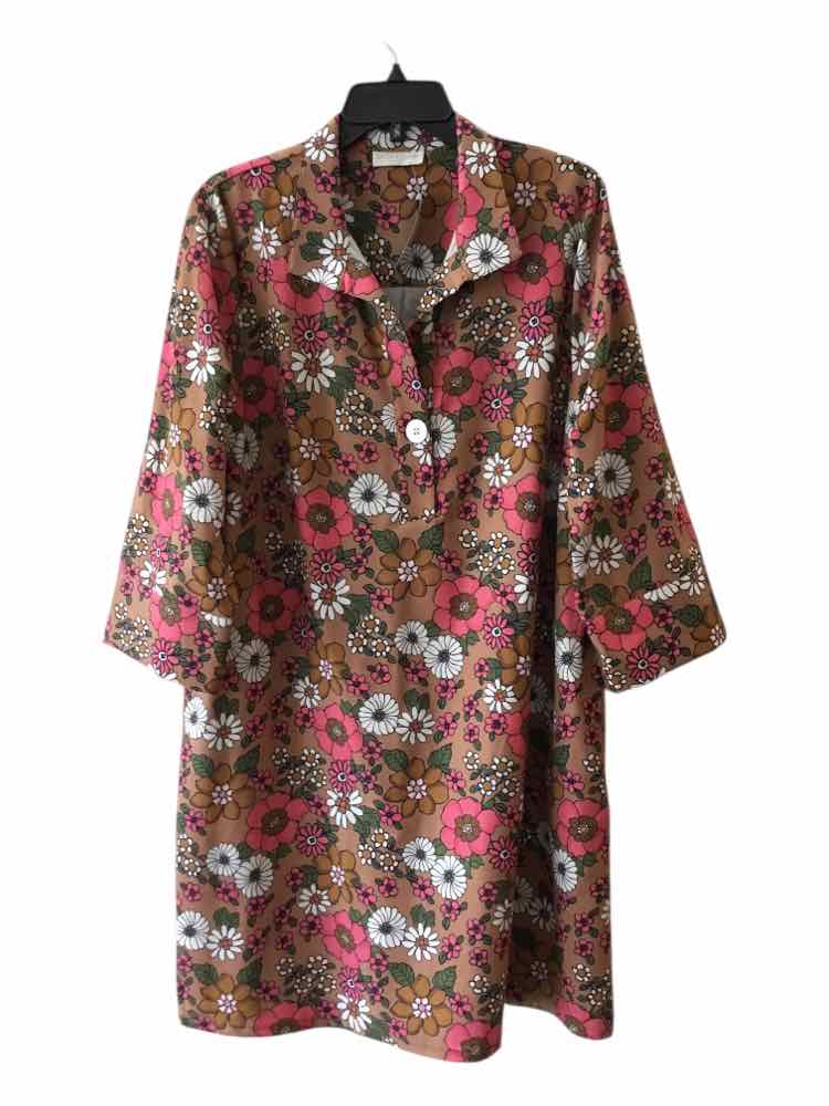 Smith & Quinn Brown multi Size L Dress