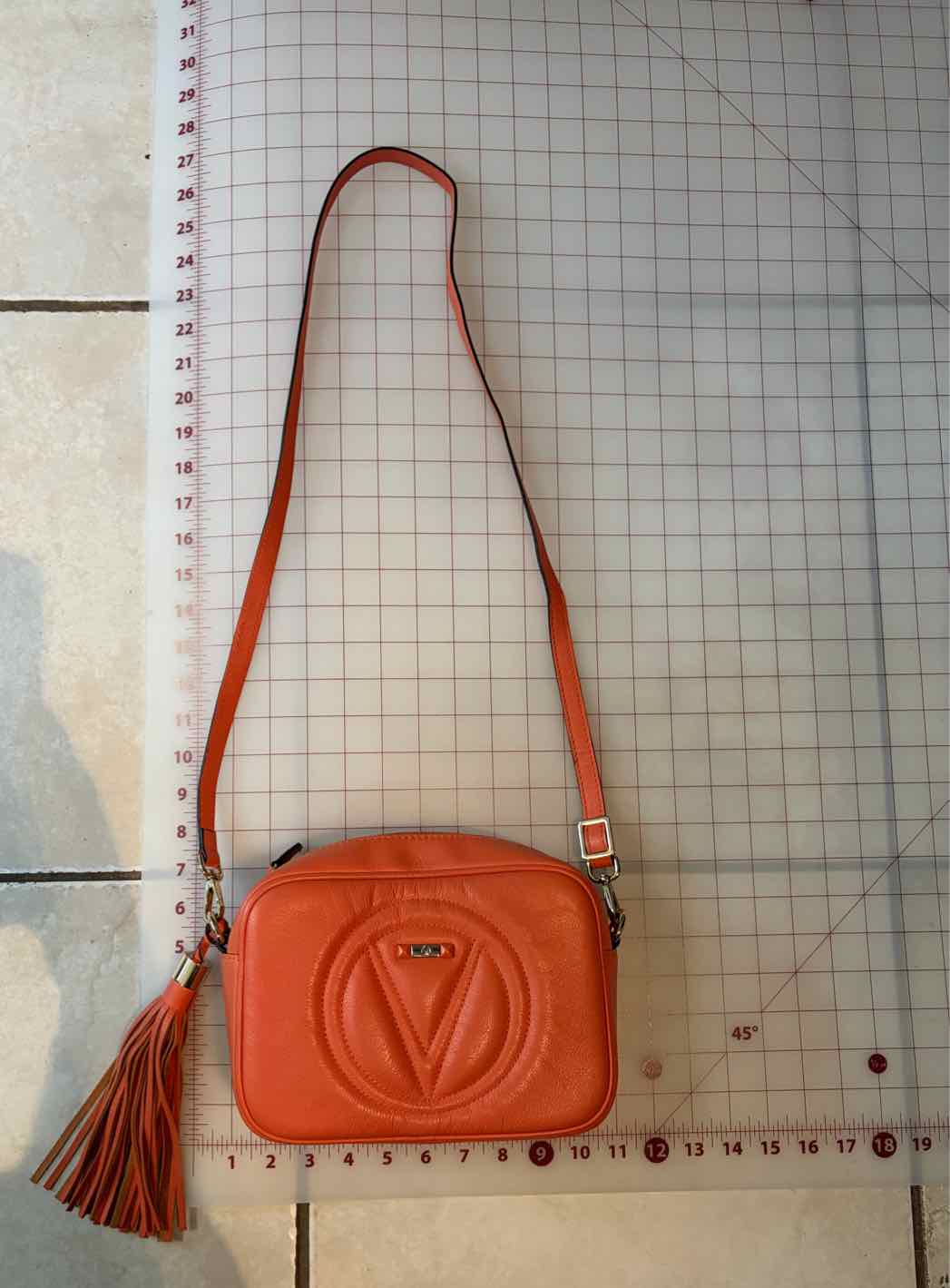 Mario Valentino Coral Orange Handbag