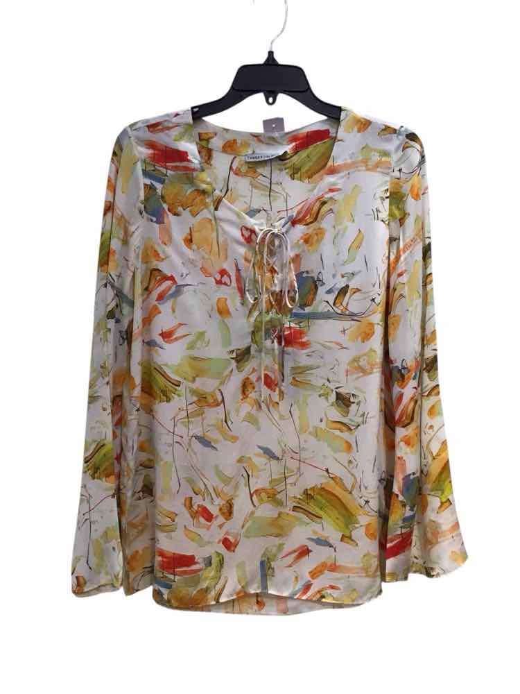 Tangerine NYC White and Yellow Size M Shirt