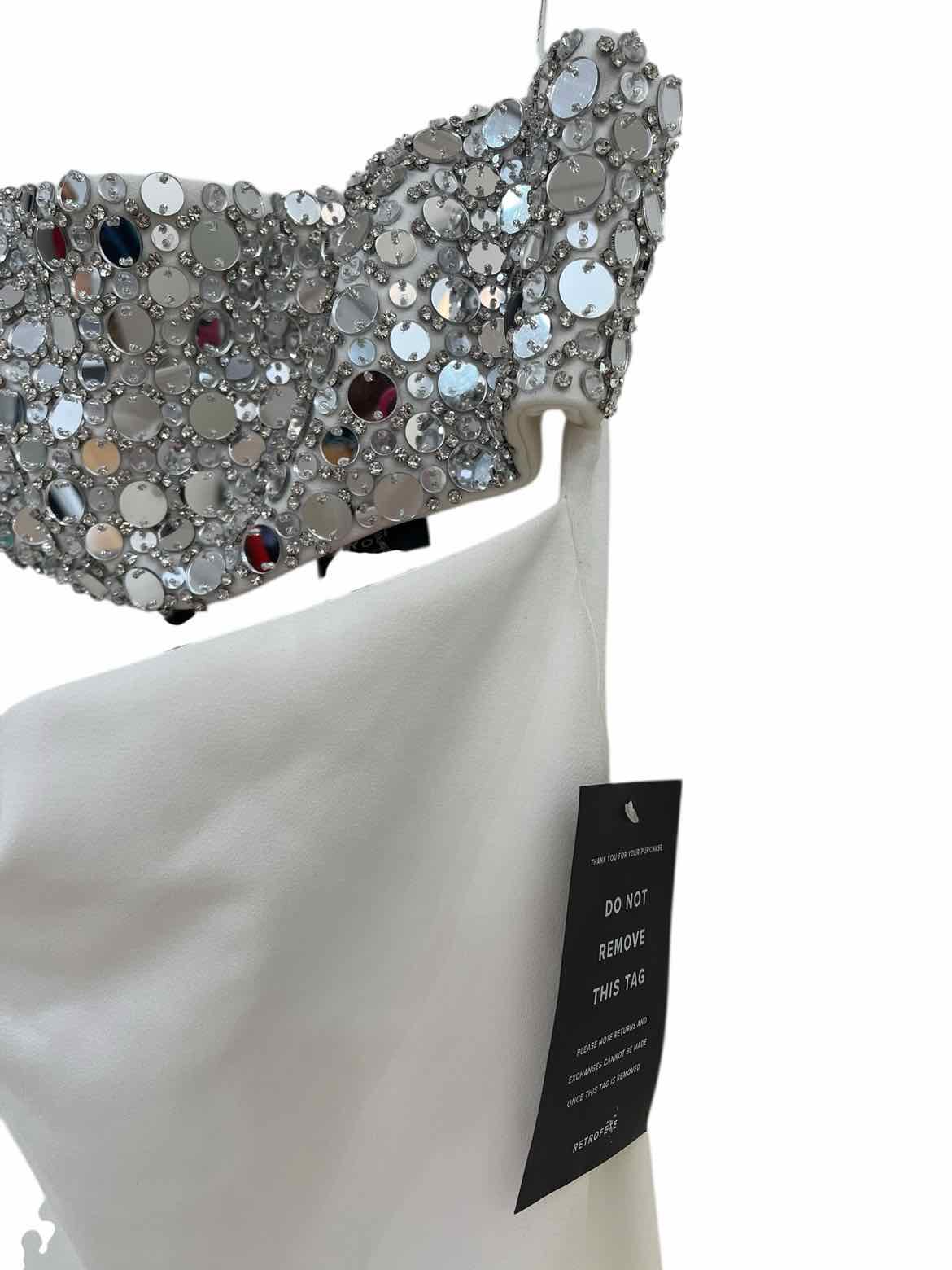 Retrofete White Size S Dress