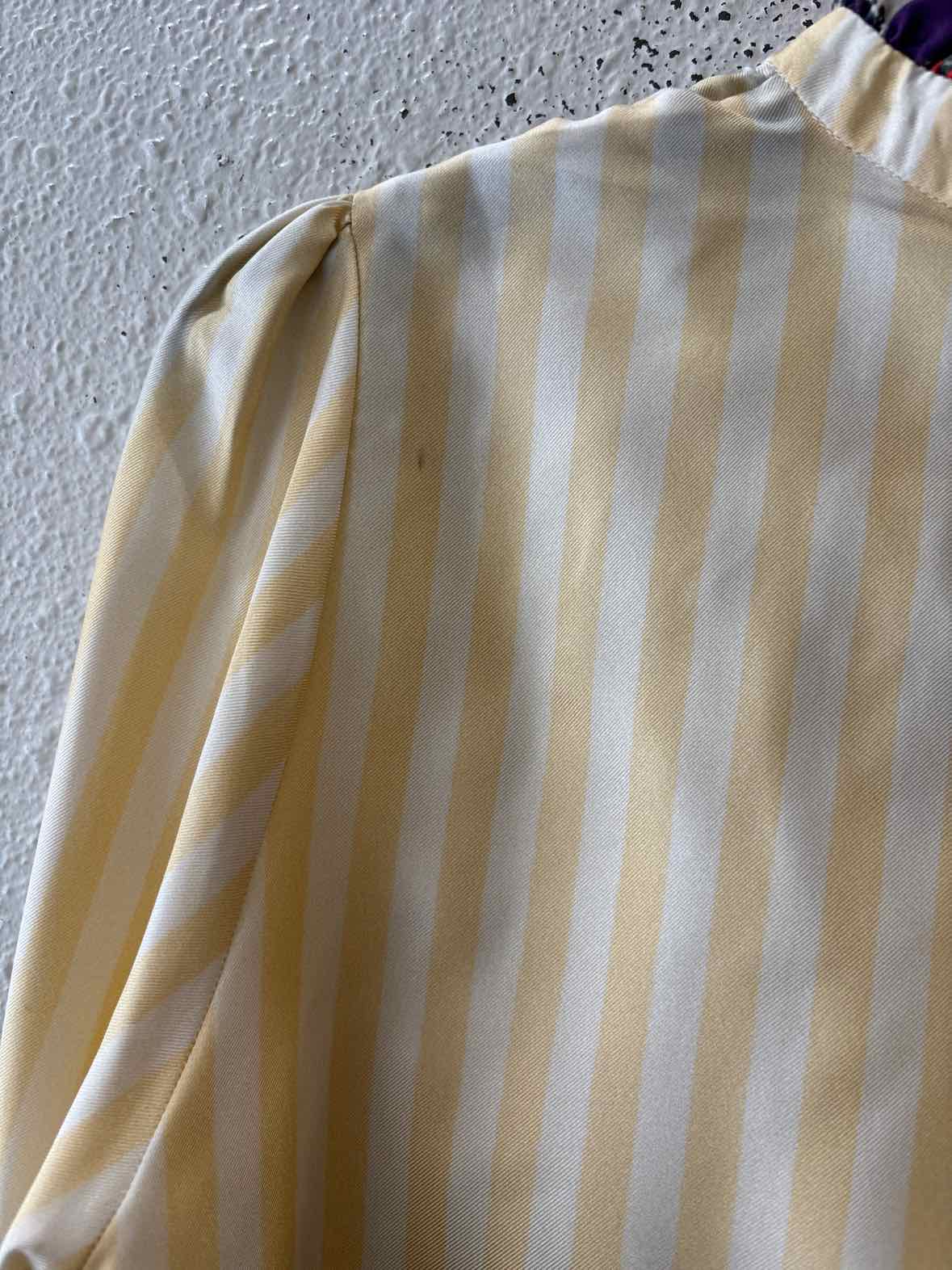 LA PRESTIC OUISTON Yellow Multi Size M Shirt