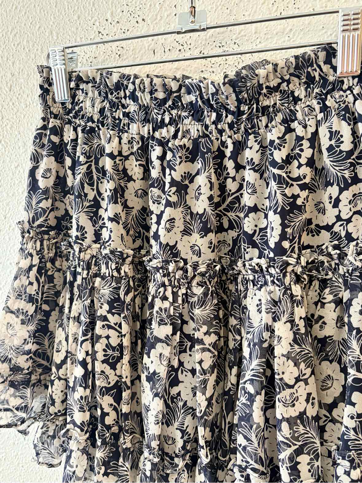 Misa Navy and Beige Size XS Skirt