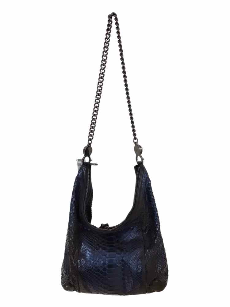 Gucci Galaxy Python Dark Blue Handbag