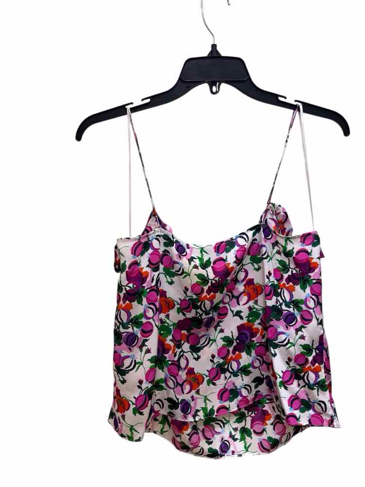 Saloni Purple Multi Size 6 2 PC Dress