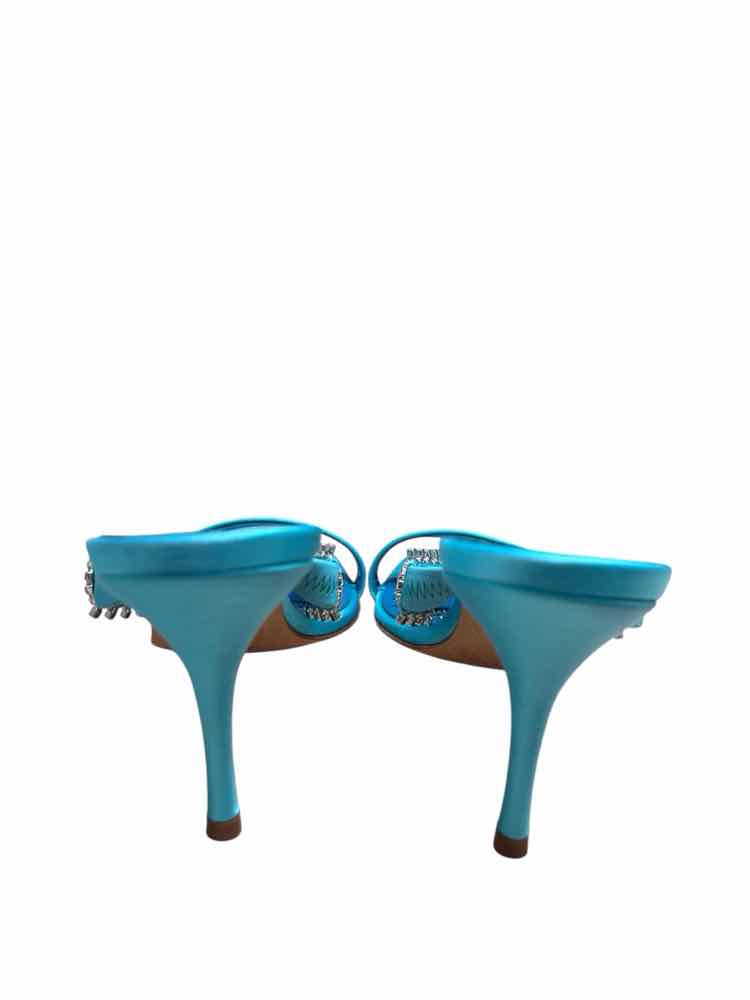 Manolo Blahnik Light Blue Size 38.5 Shoes