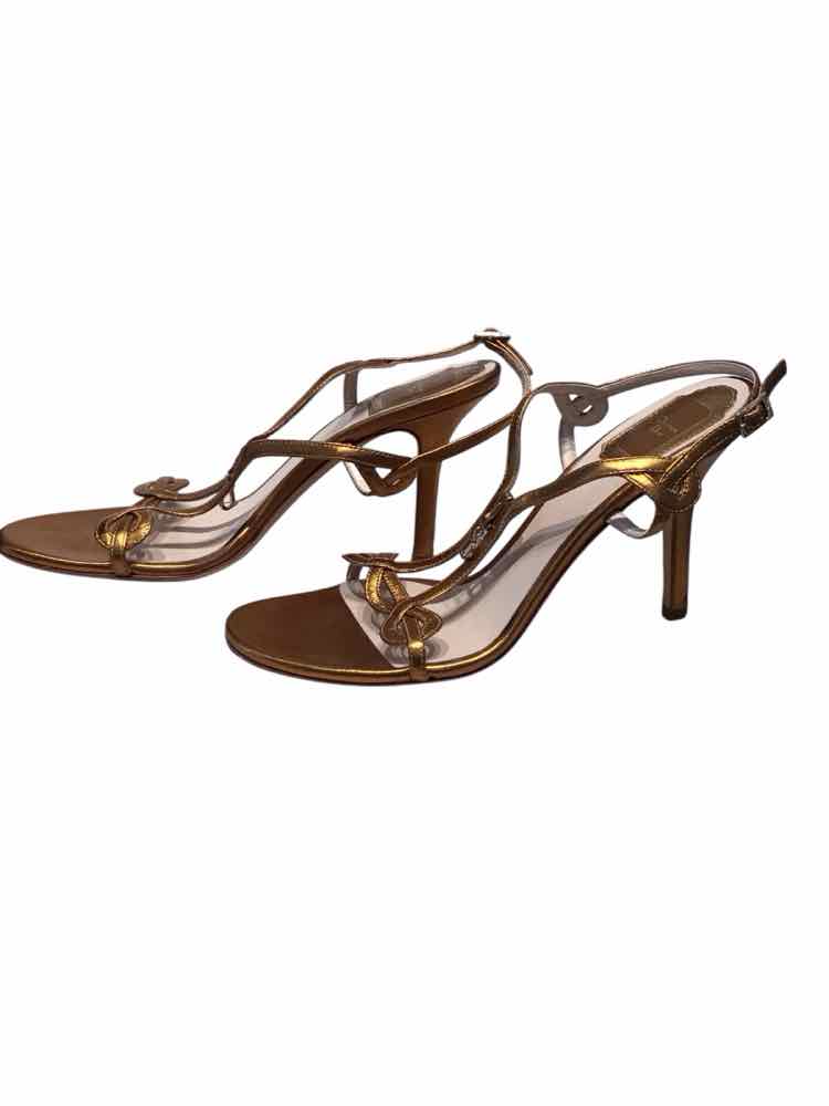 Christian Dior Gold Size 37.5 Shoes