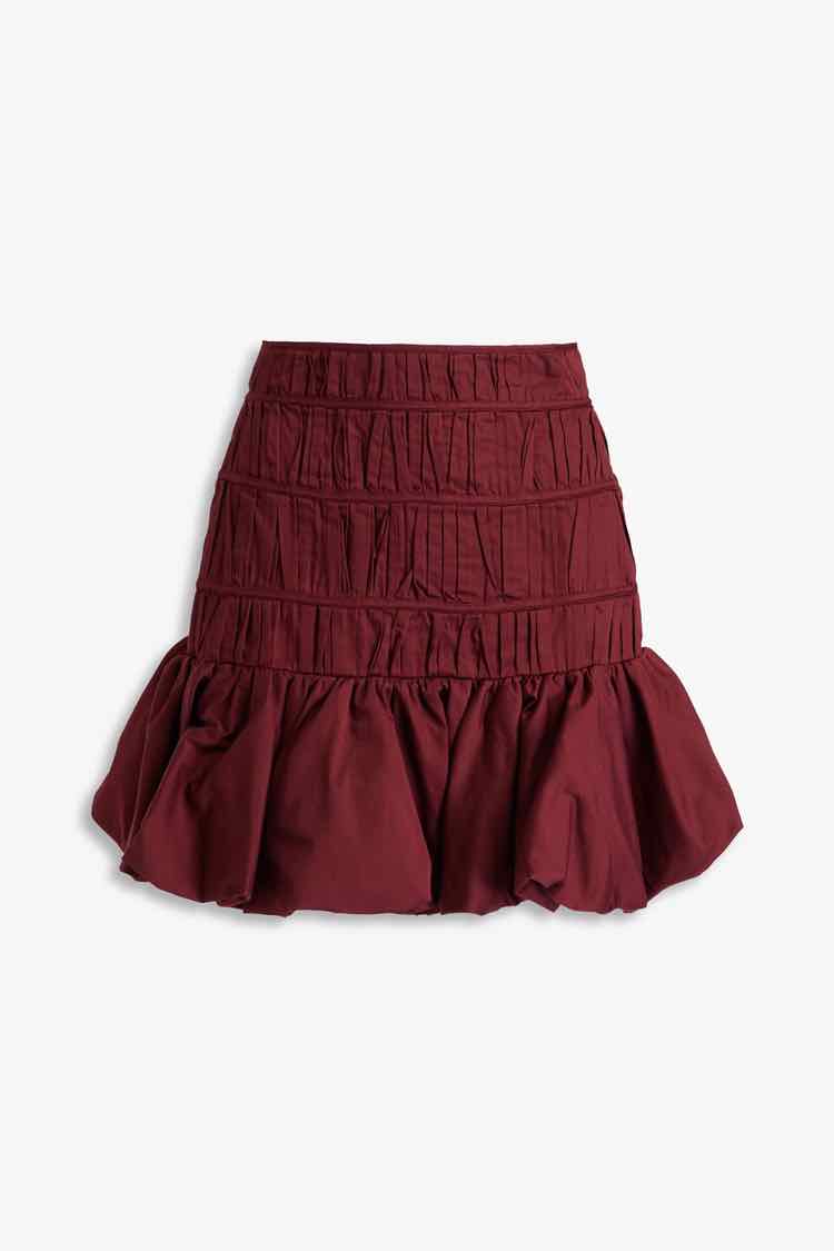 Aje. Burgandy Size AU10/US6 Skirt