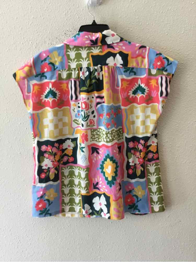Crosby by Molli Burch White Multi Size S Shirt