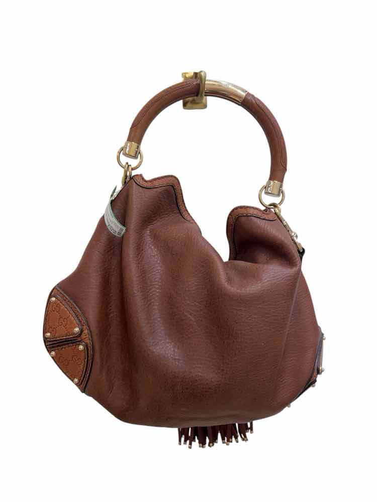 Gucci Large Babouska Brown Handbag