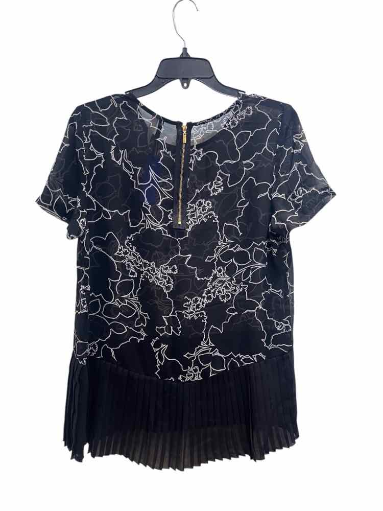 Kensie Black and white multi Size M Shirt