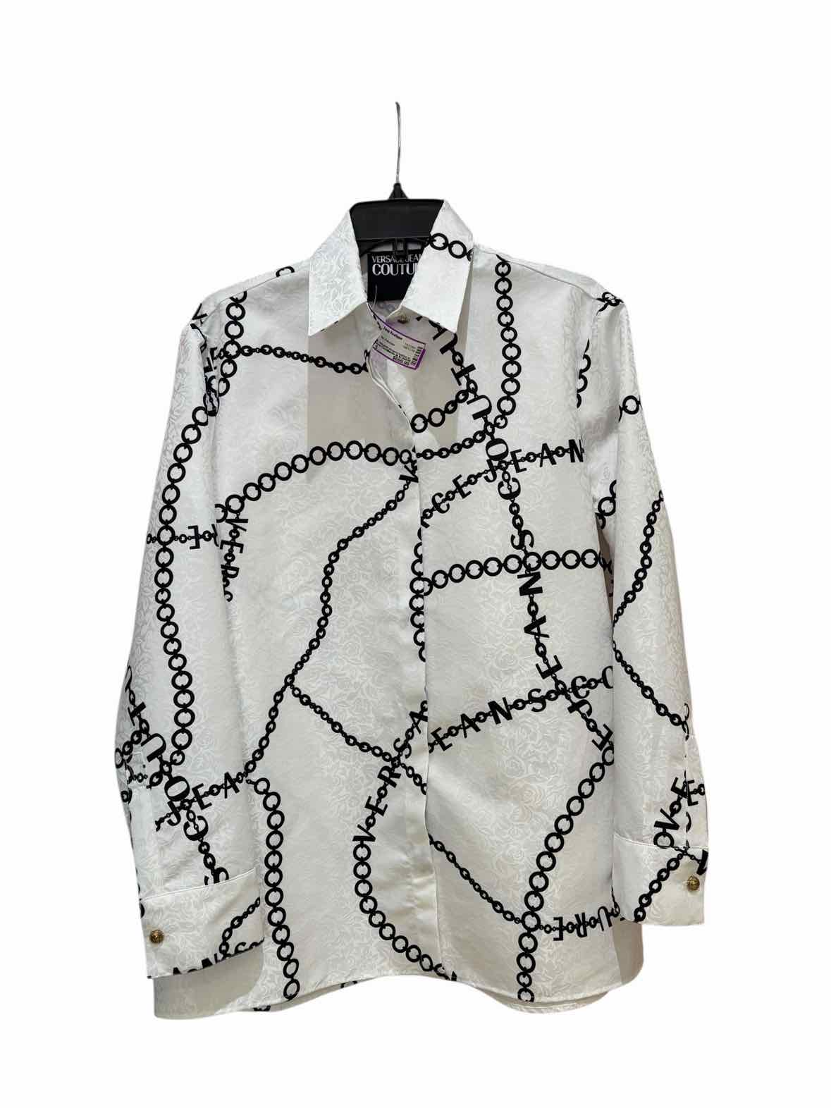 Versace Jeans Couture Black and white Size 6 Shirt